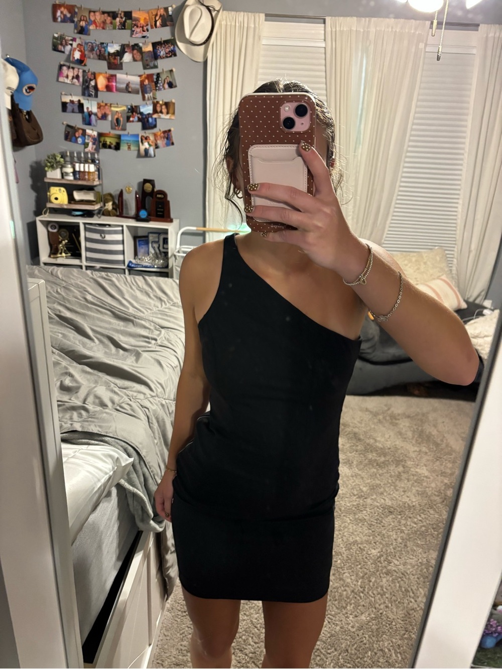 Alexander Wang one shoulder mini dress